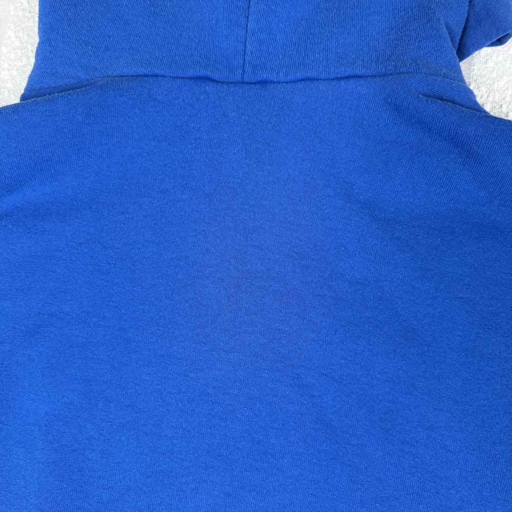 Vintage Fruit of the Loom Mens Wildlife Graphic Hoodie Size 2XL Blue Y2K Outdoor - Picture 10 of 16